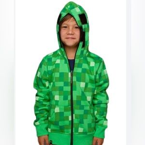 Minecraft - Creeper Premium Youth Zip Hoodie